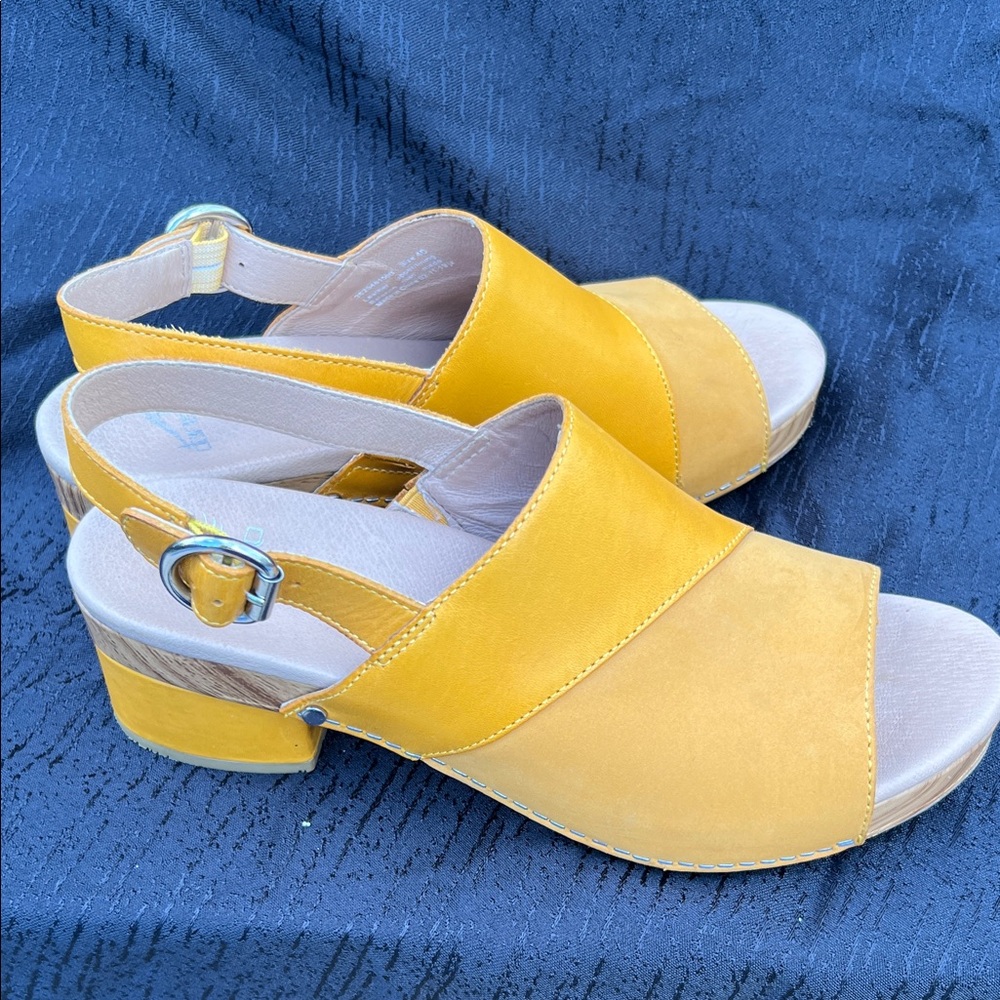Dansko Mustard Yellow Women's Sandals